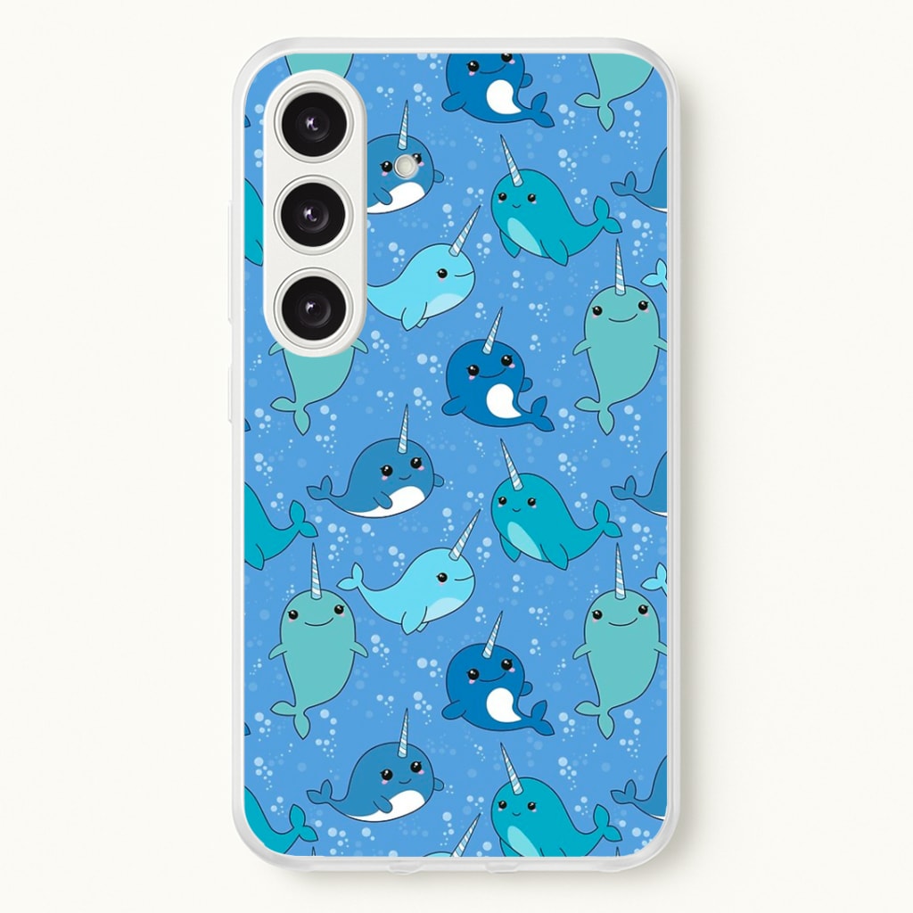 Narwhal Pattern Phone Case