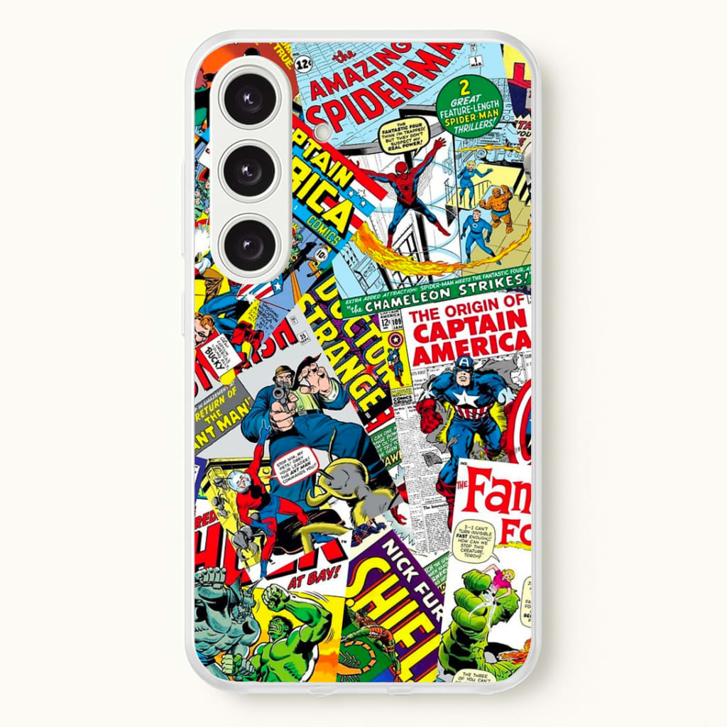 Superhero Comic Comics Pattern Phone Case