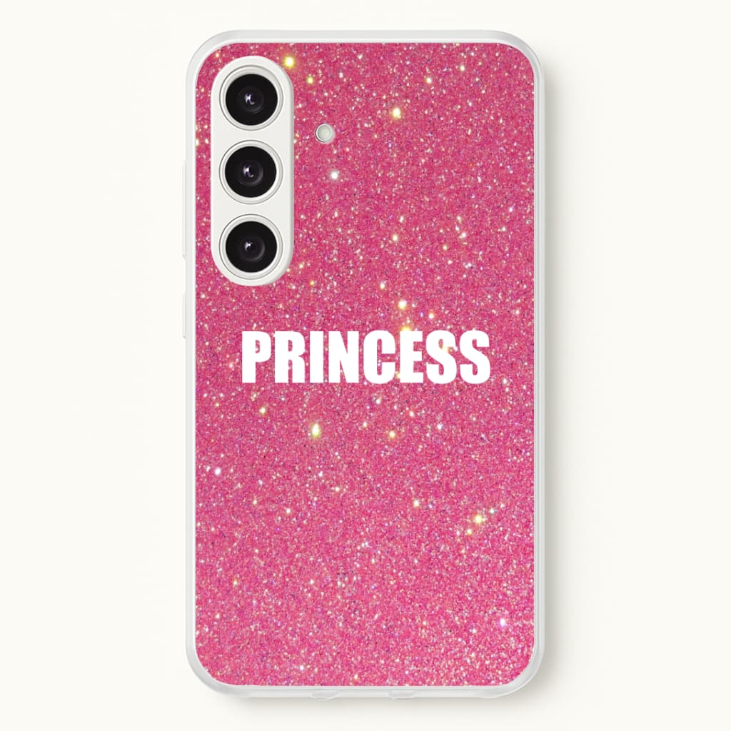 Glittery Pink Princess Phone Case
