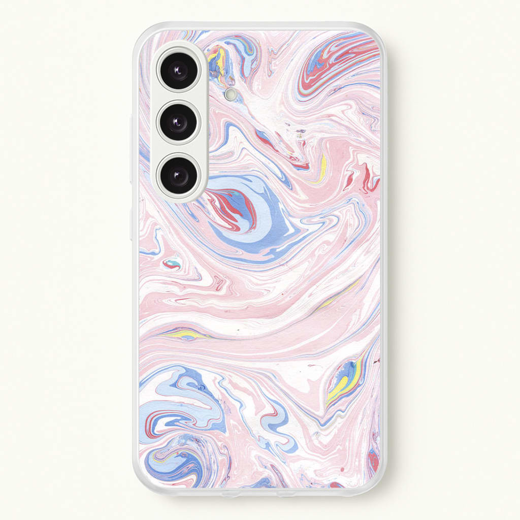 Pink Marble Swirl Phone Case