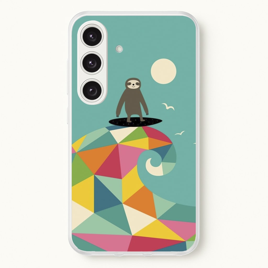 Surfing Sloth Phone Case
