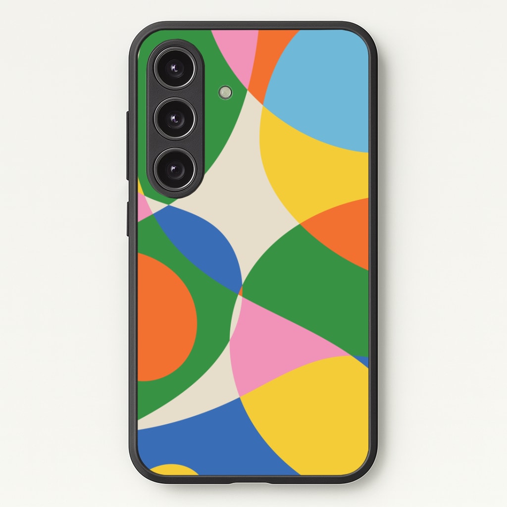 Colourful Abstract Shapes Pattern Phone Case