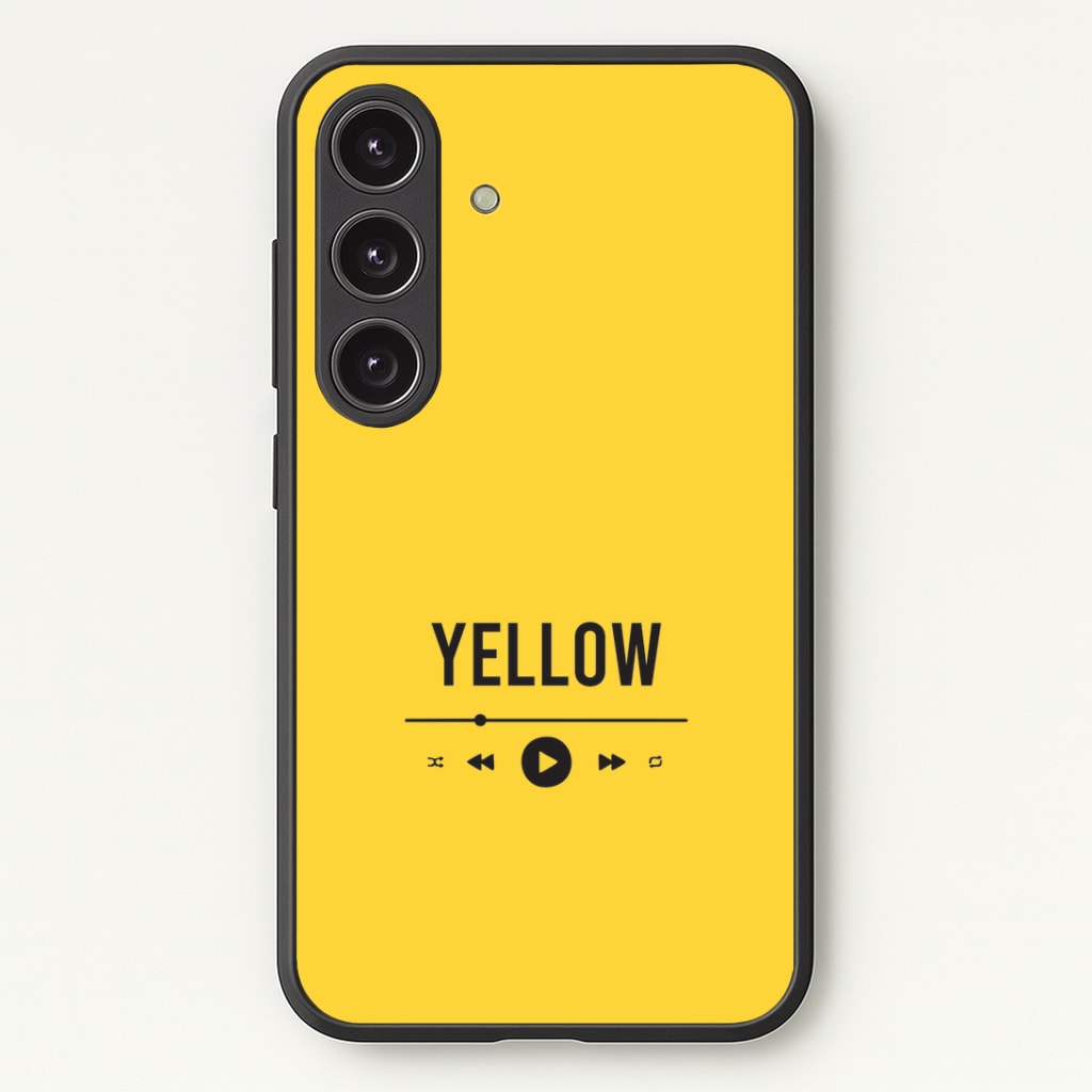 Yellow Music Player Phone Case