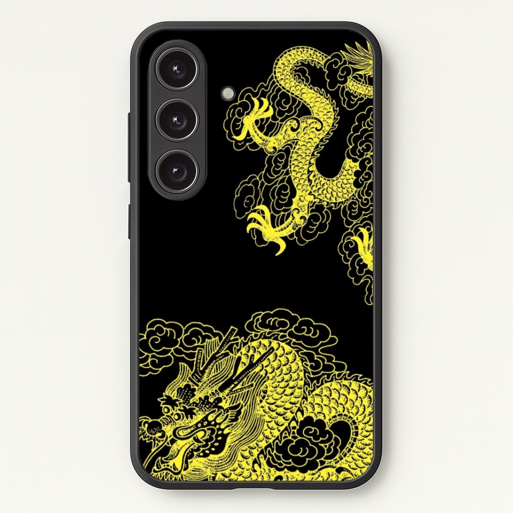 Yellow Dragon Phone Case