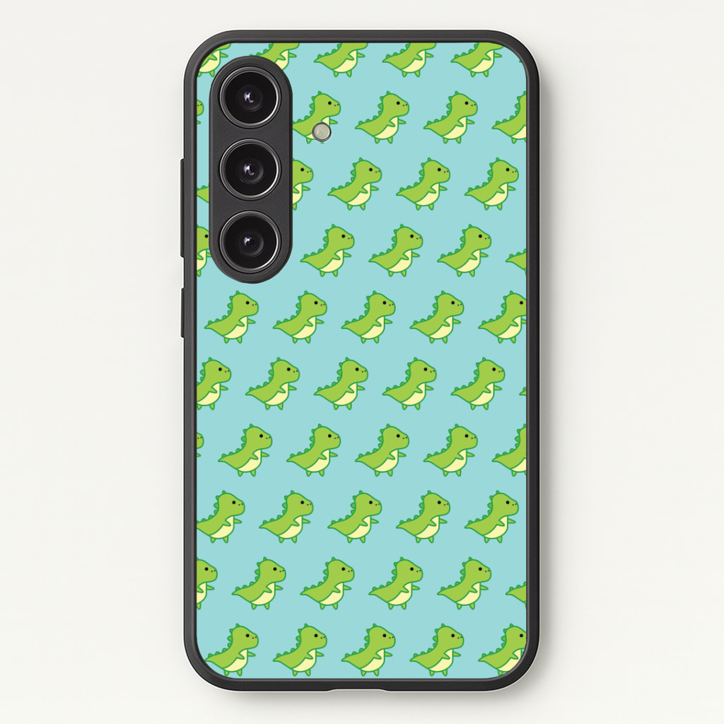 Green Dinosaurs Pattern - Dinosaurs Phone Case