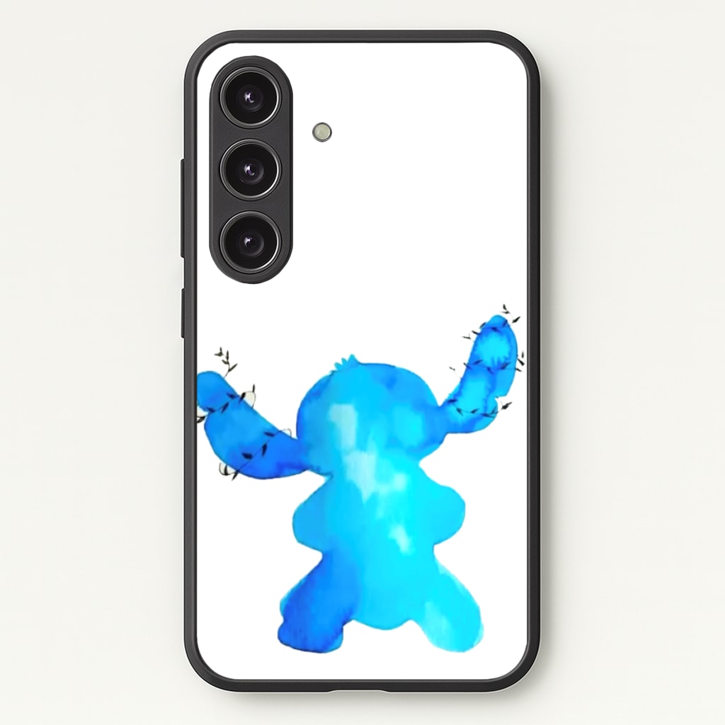 Watercolour Blue Alien Disney Phone Case