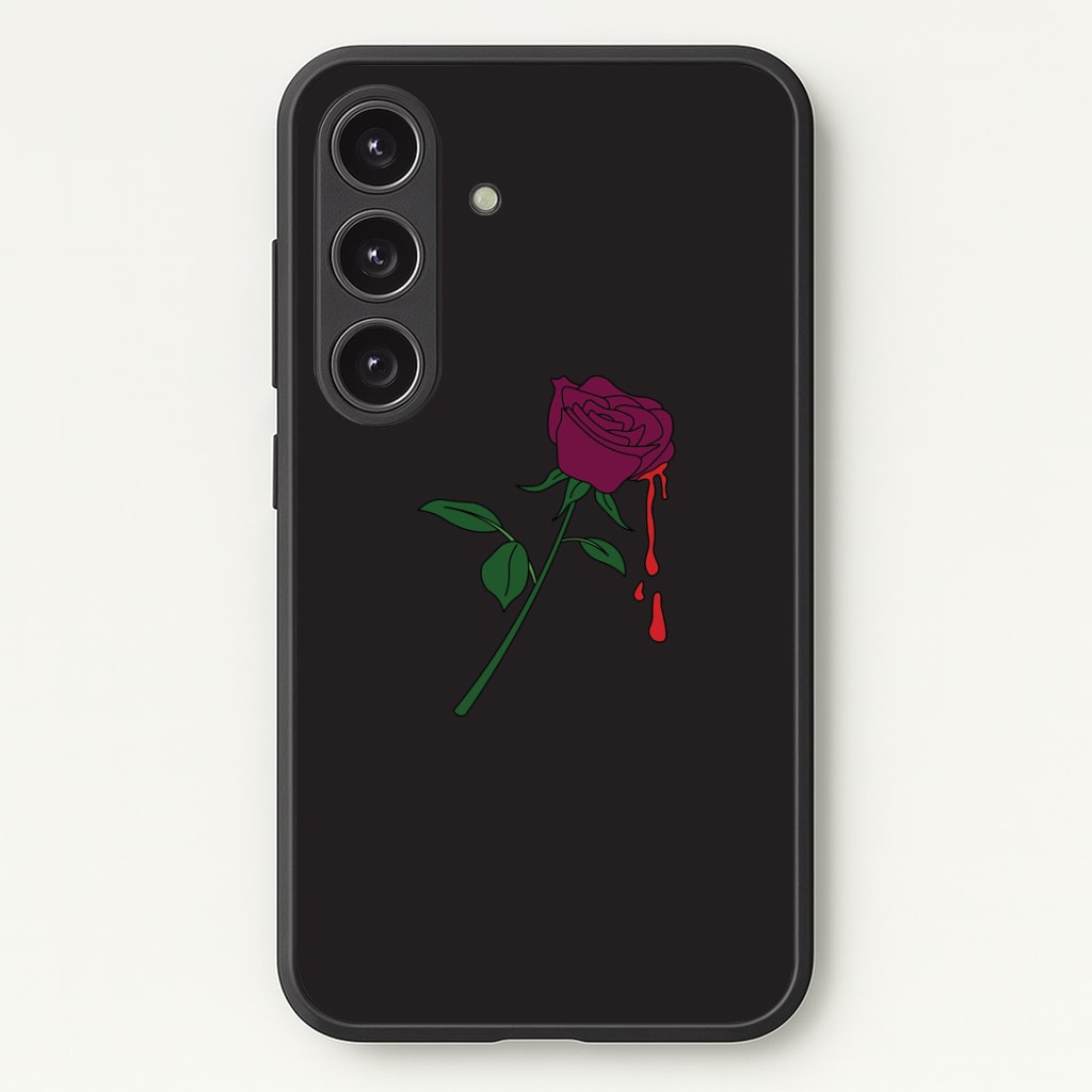 Dark Pink Rose Phone Case