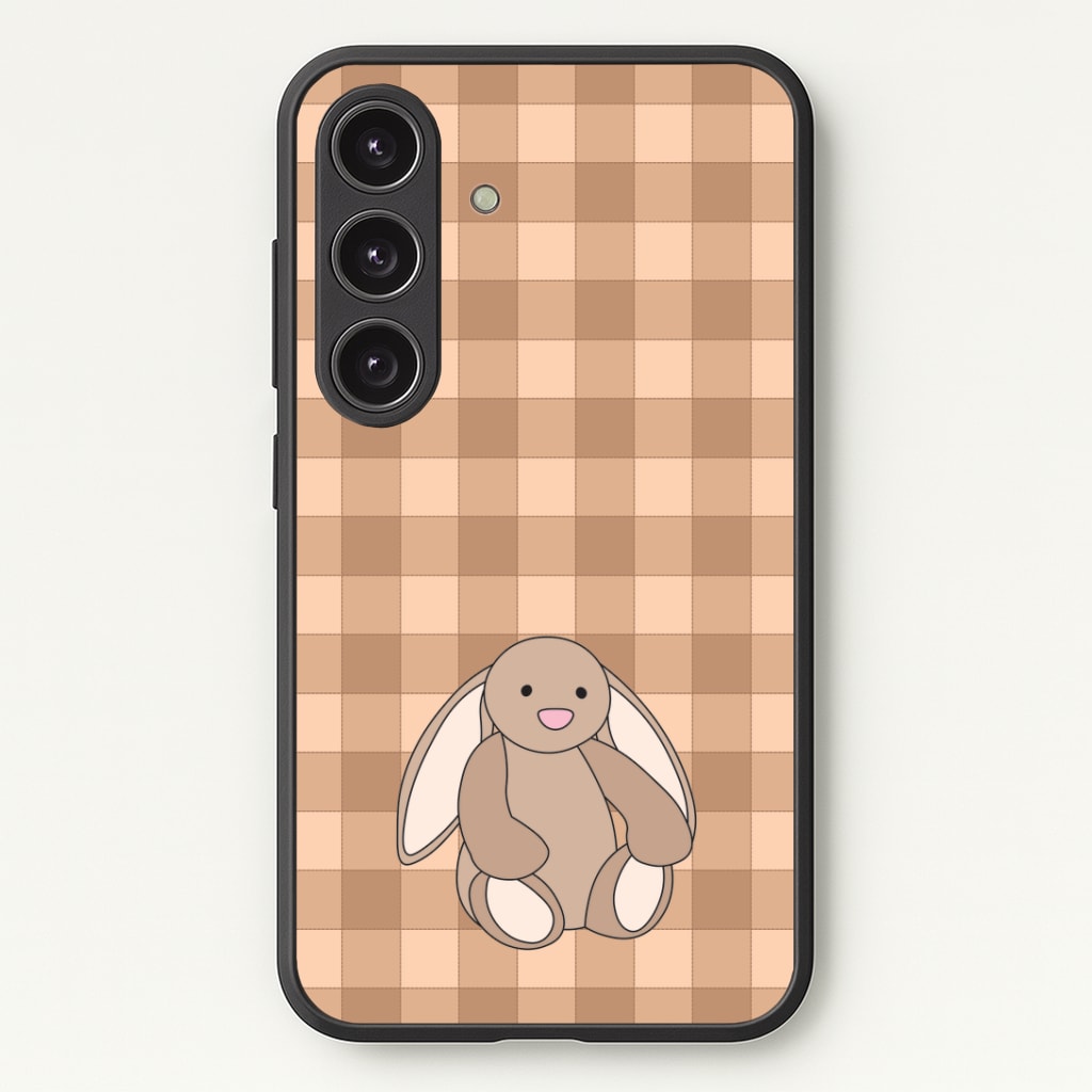 Bunny Checkered Pattern Phone Case