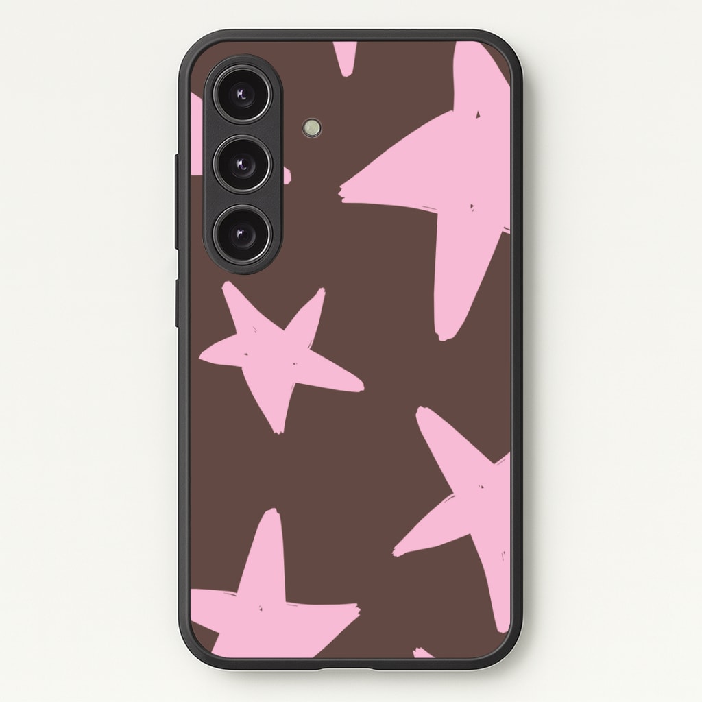 Chocolate & Strawberry Stars Phone Case