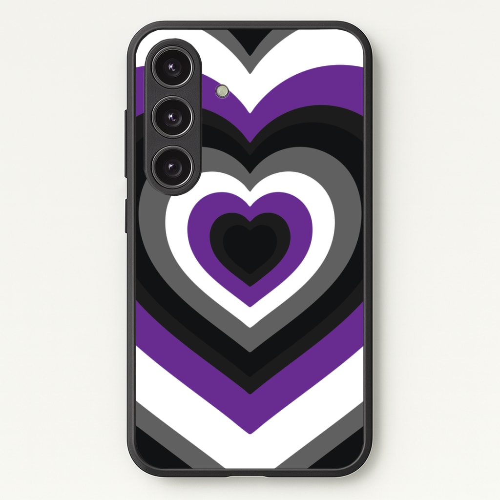 Asexual Pride Heart Phone Case
