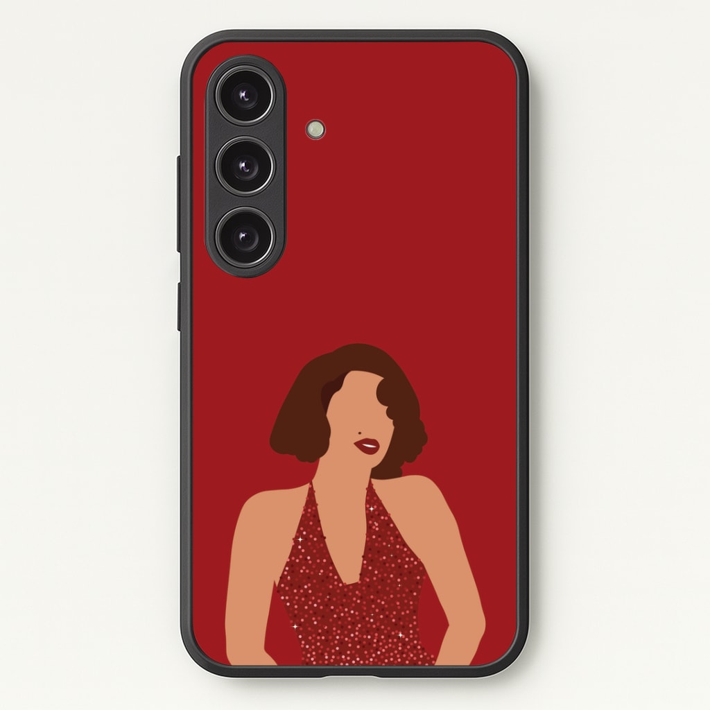 Red Sparkly Dress Phone Case