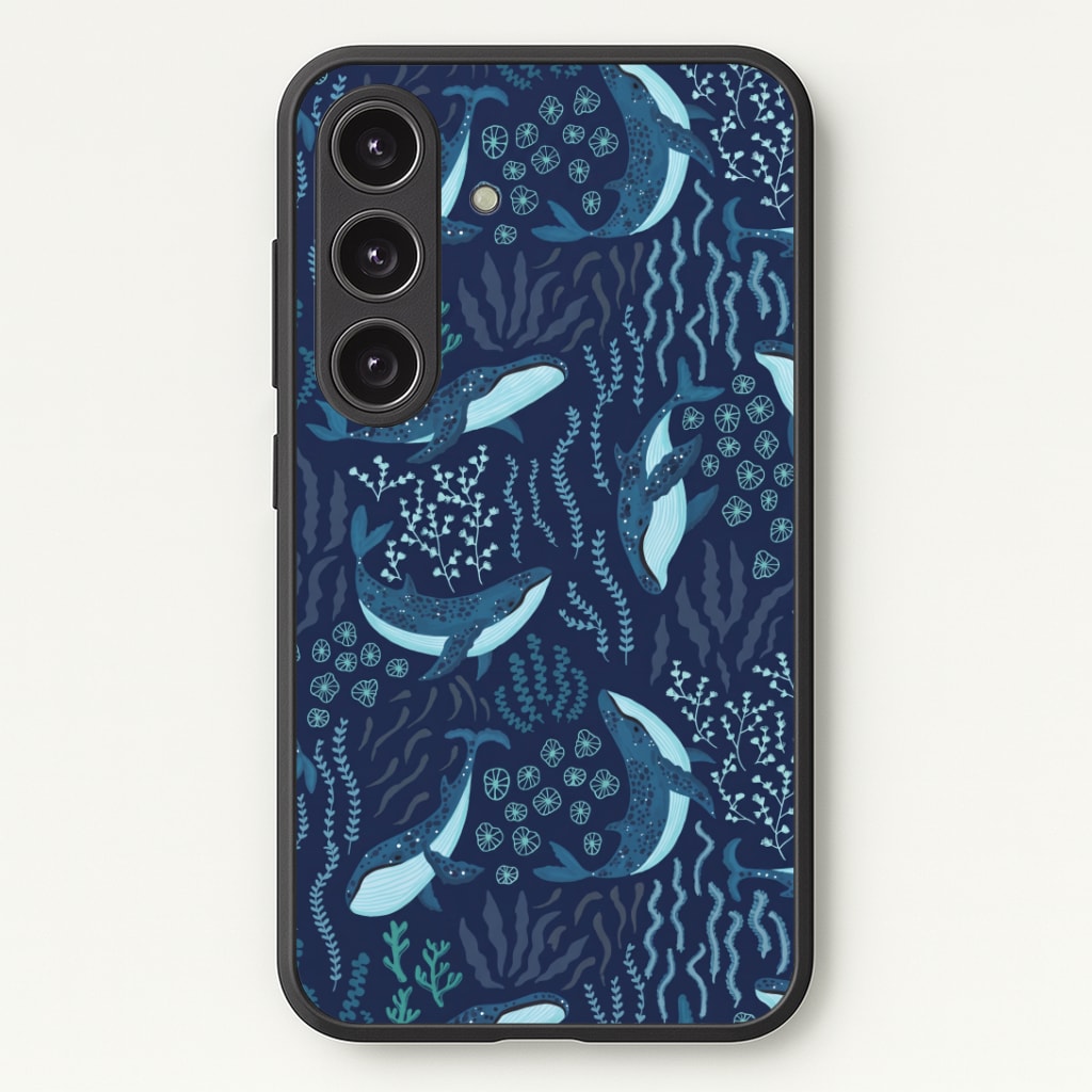 Midnight Whale Reef Phone Case