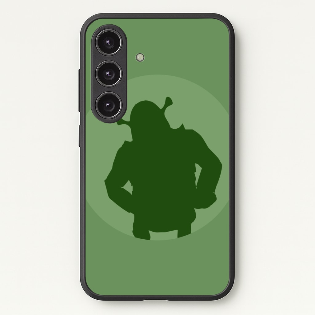 Green Ogre Outline Phone Case