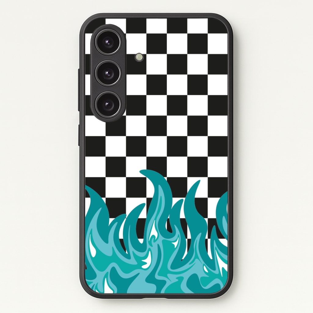 Blue Flame - Skate Aesthetic Phone Case
