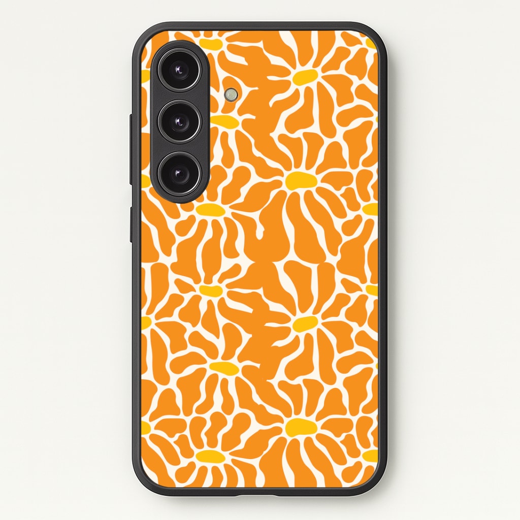 Orange Flowers - Summer Phone Case