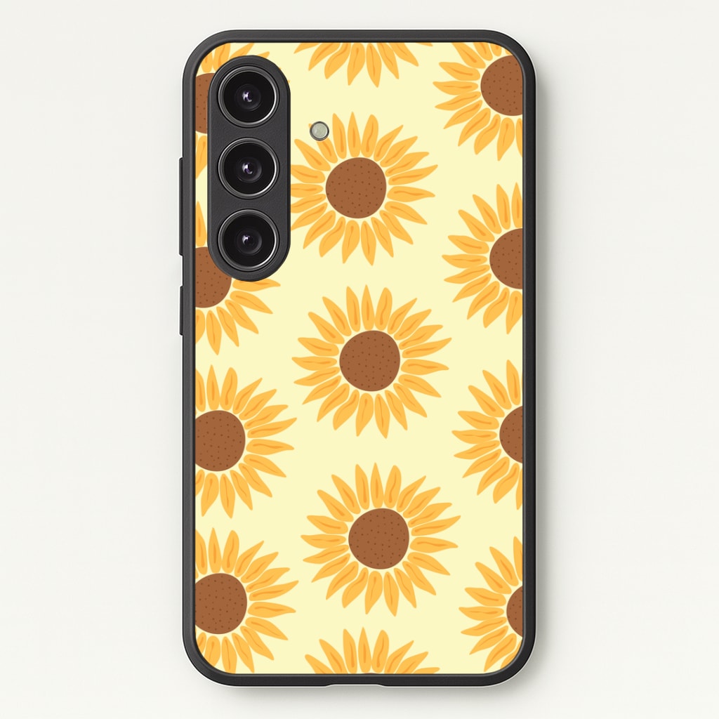 Sunflowers Abstract Pattern Phone Case