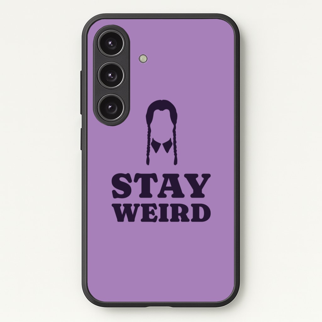 Stay Weird Purple Phone Case