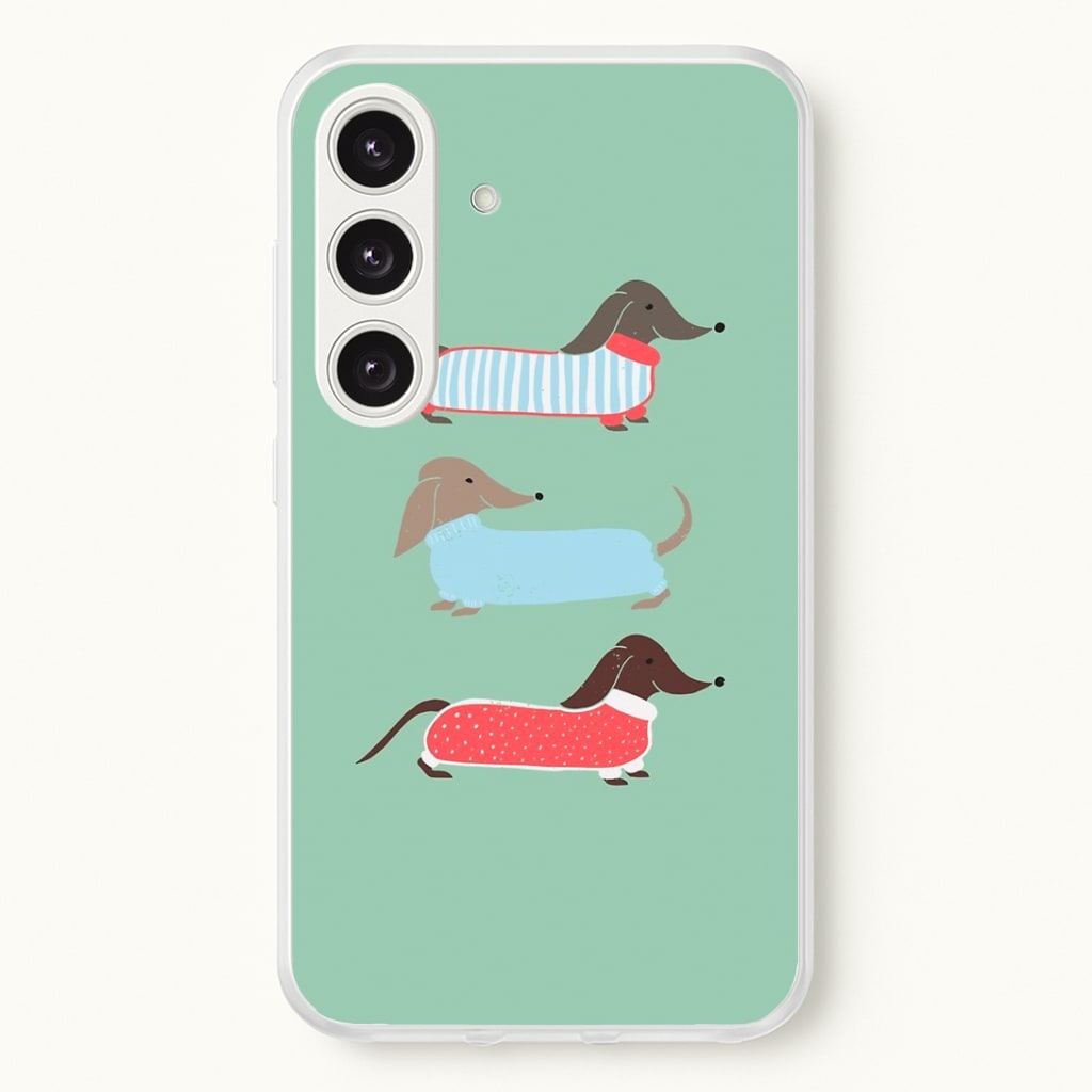 Sausage Dogs in Jumpers Phone Case