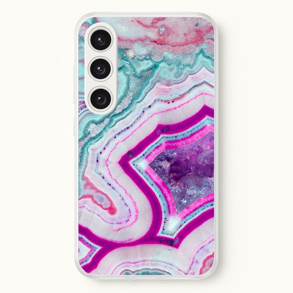 Purple Geode Pattern Phone Case