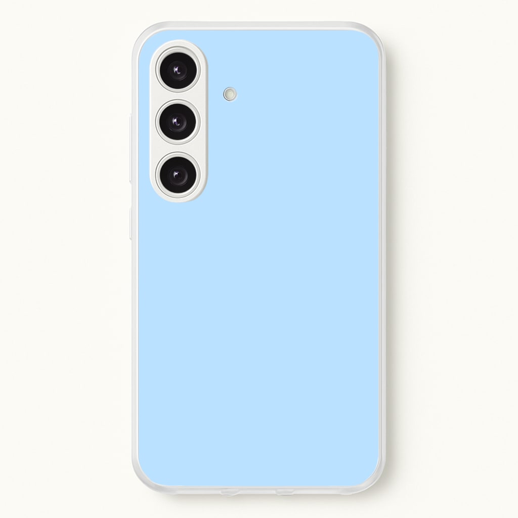 Back To Casics - Pretty Pastels - Plain Blue Phone Case