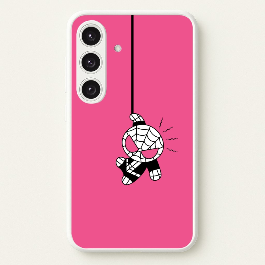 Pink Hanging Spider Hero Phone Case