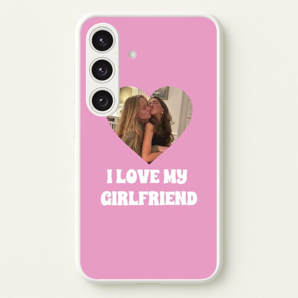 I Love My Girlfriend - Personalised Couples Phone Case
