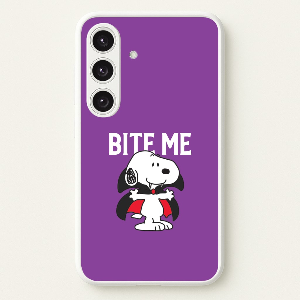 Bite Me Cartoon Beagle Phone Case