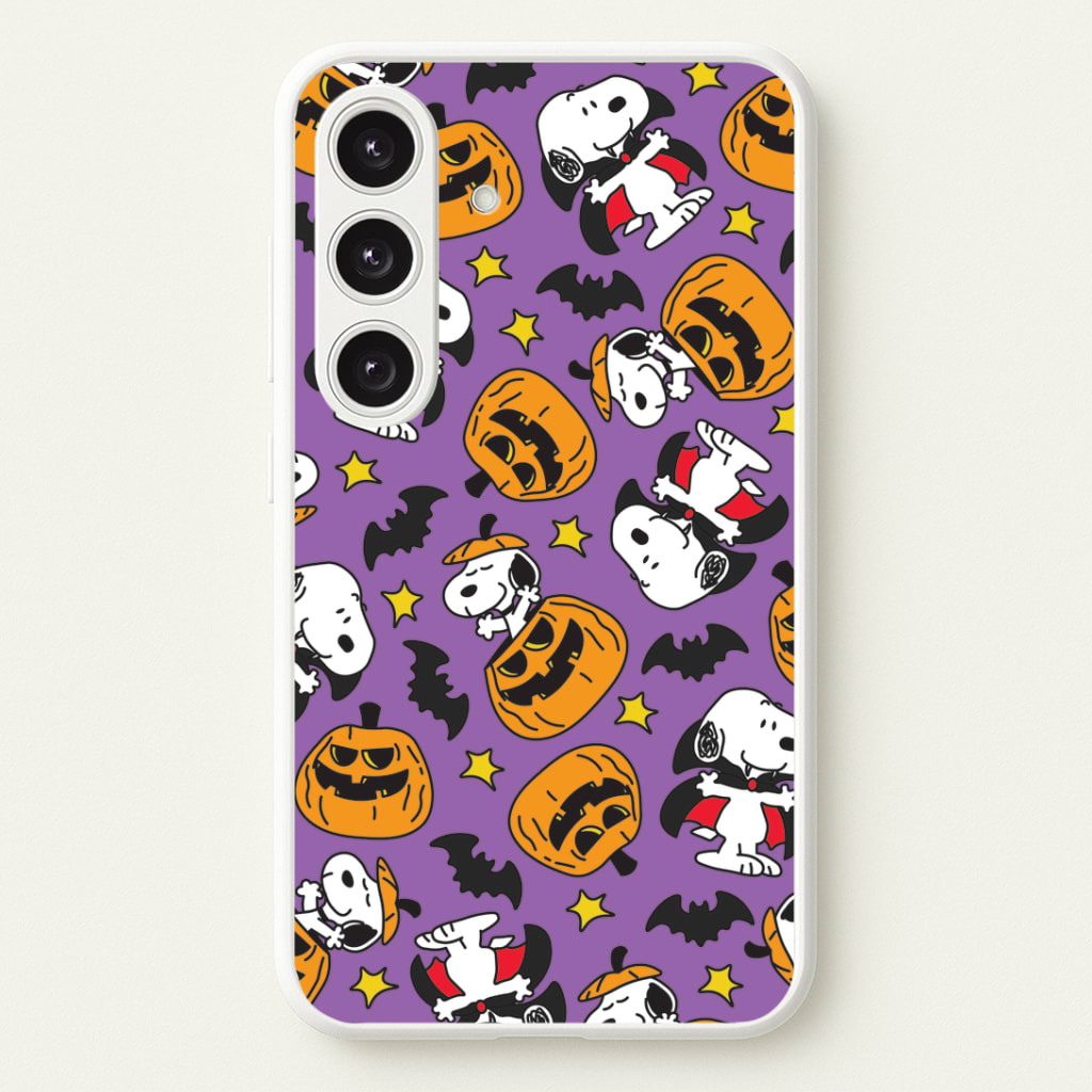 Cartoon Beagle Halloween Pattern Phone Case