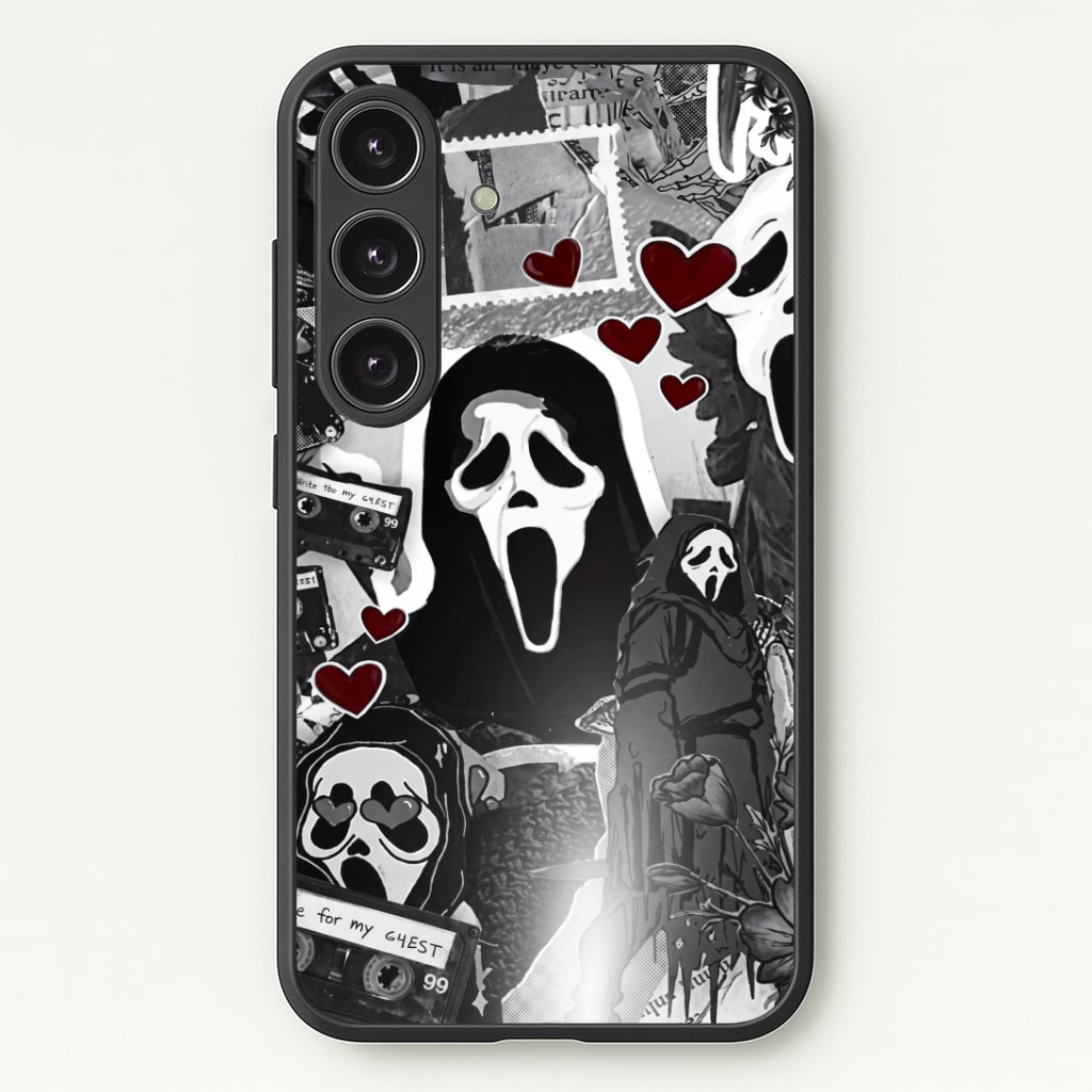 Monochrome Scream Collage Phone Case