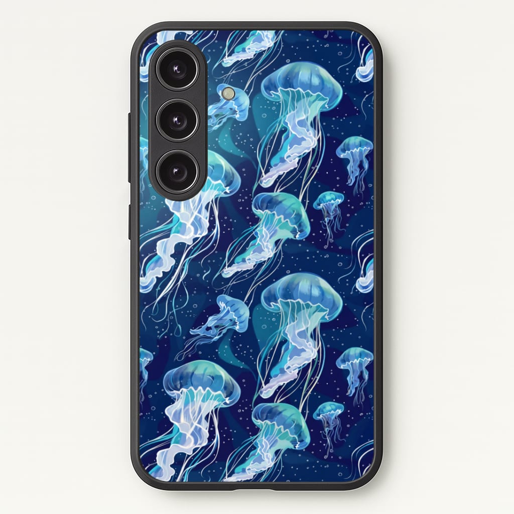 Glowing Jellyfish Drift Phone Case