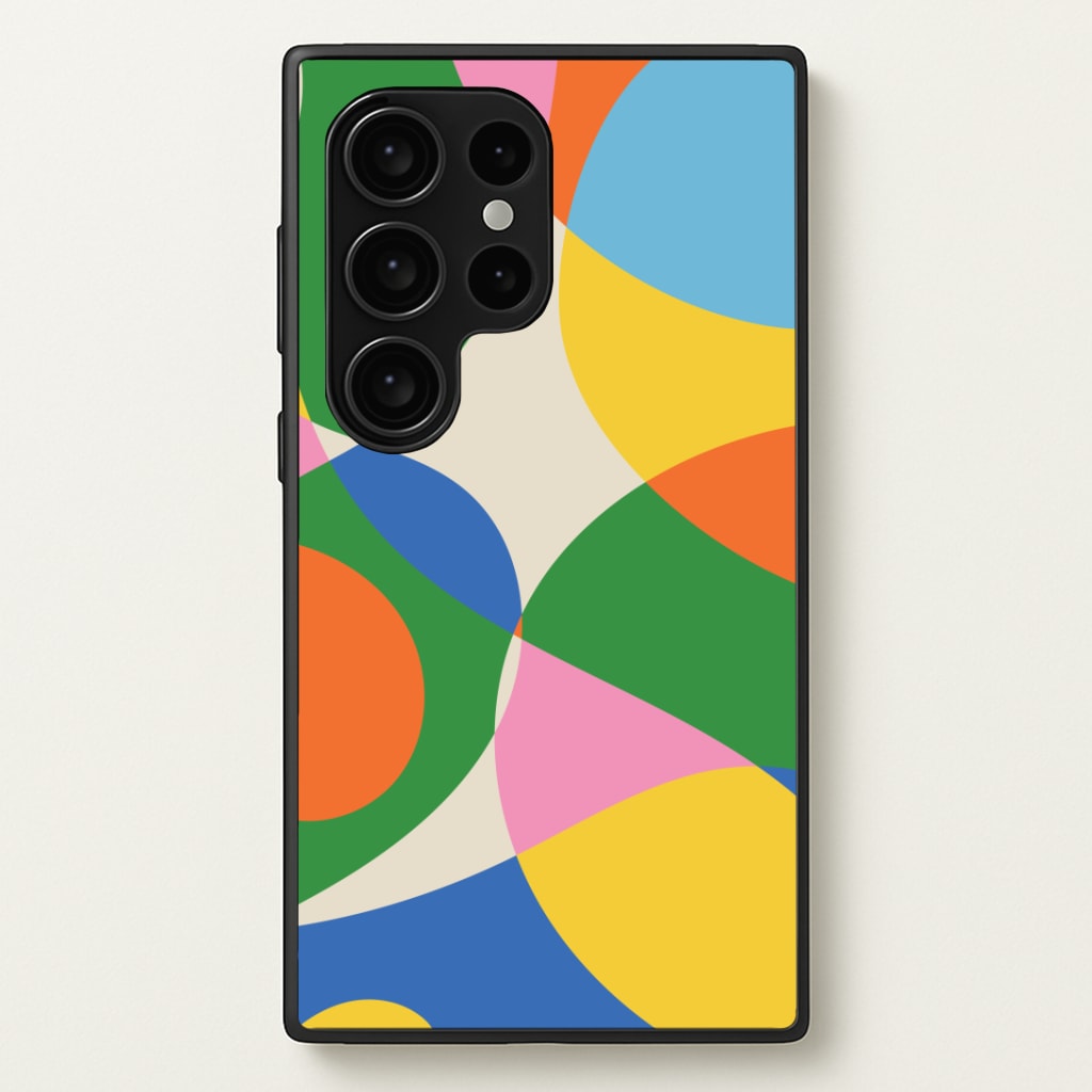 Colourful Abstract Shapes Pattern Phone Case
