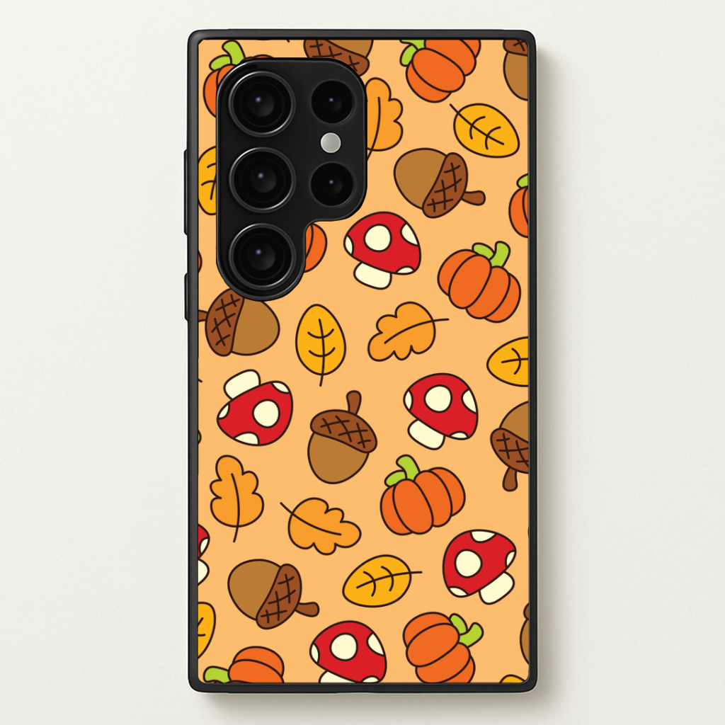 Cartoon Autumn Icons Pattern Phone Case