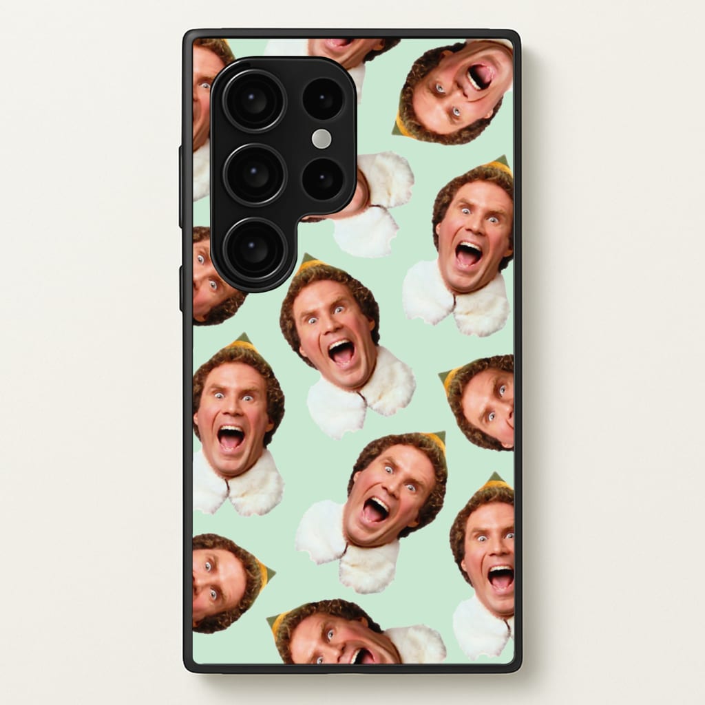 Green Elf Face - Christmas Phone Case