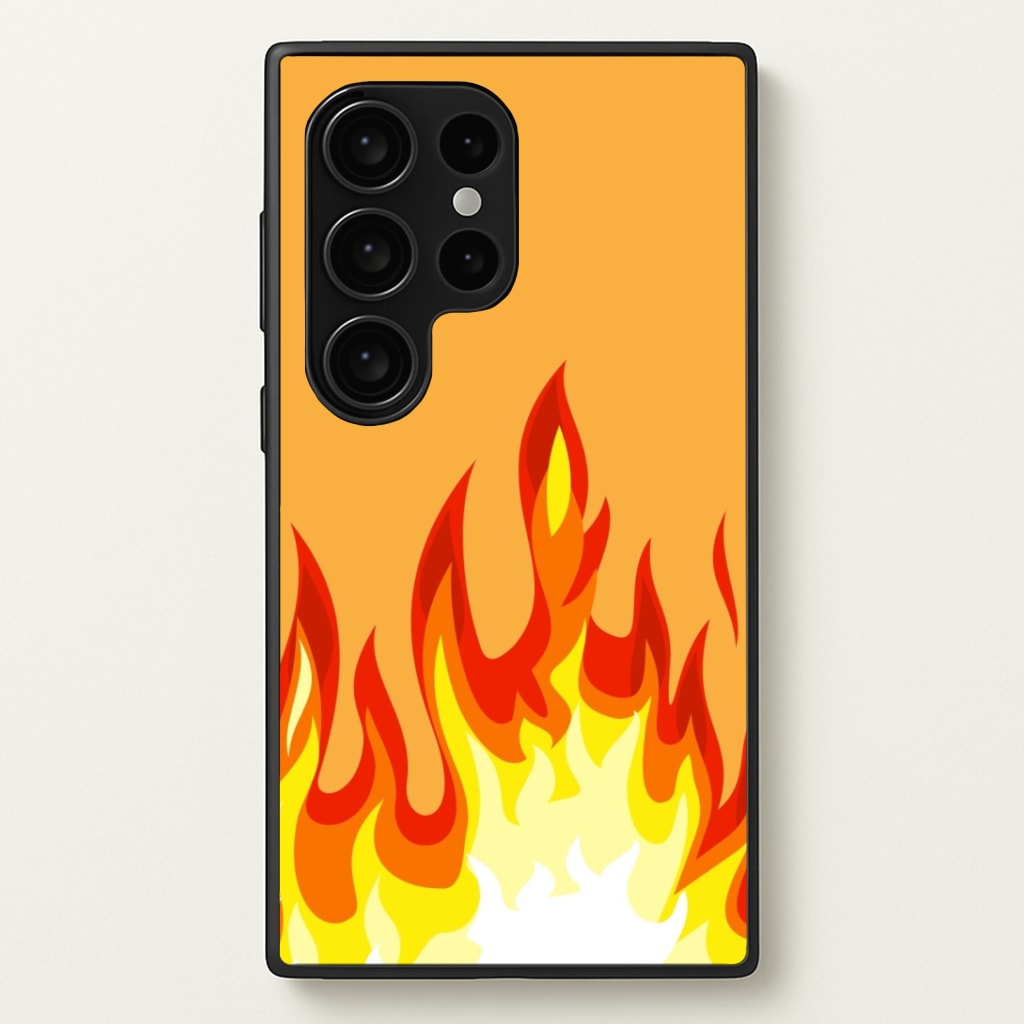 Orange Flame Phone Case