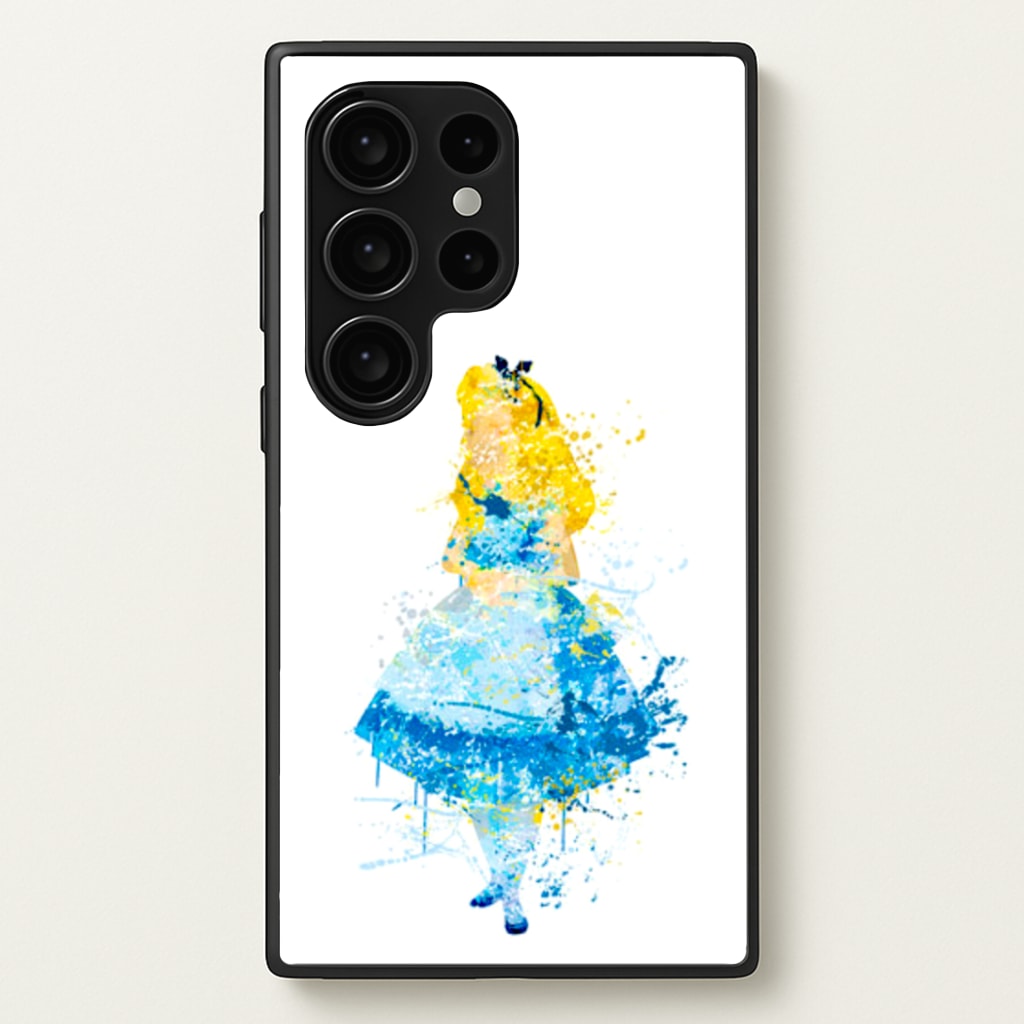 Watercolour Alice in Wonderland Fairytale Phone Case