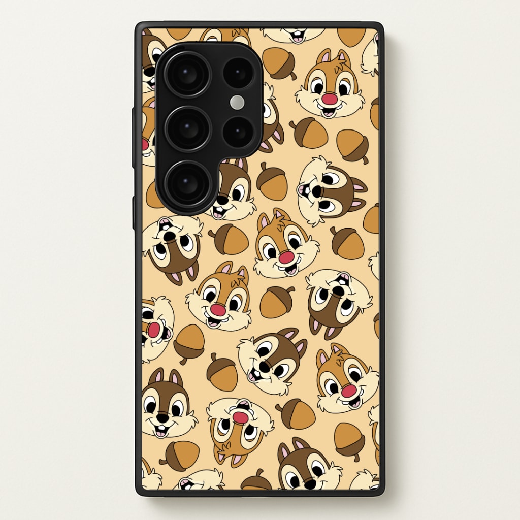 Cute Squirrels And Acorns Pattern Phone Case