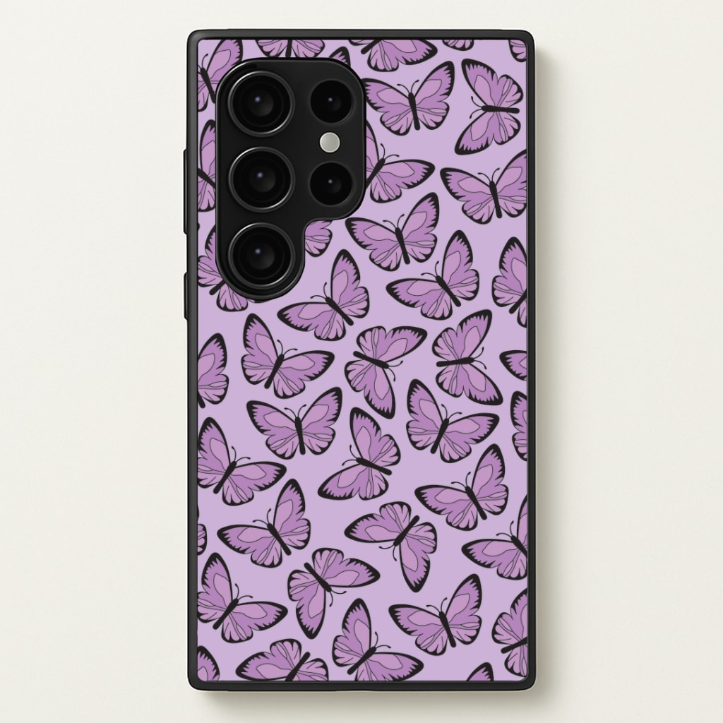 Purple Butterfly - Butterfly Patterns Phone Case