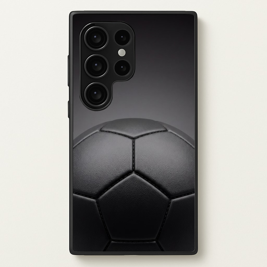 Black Football Phone Case