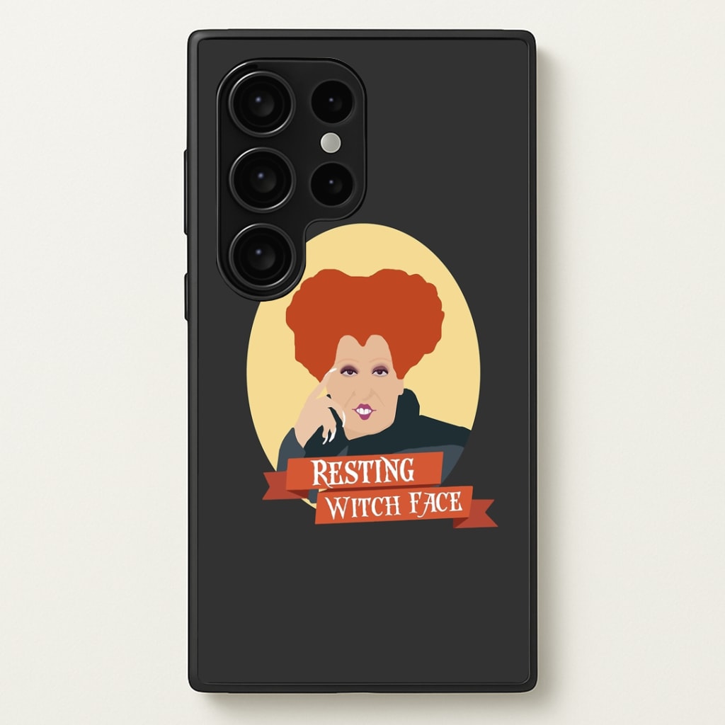 Resting Witch Face - Hocus Halloween Phone Case