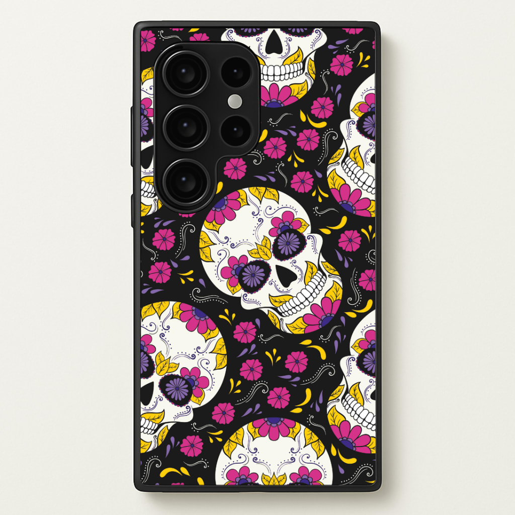 Calavera Pattern - Halloween Phone Case