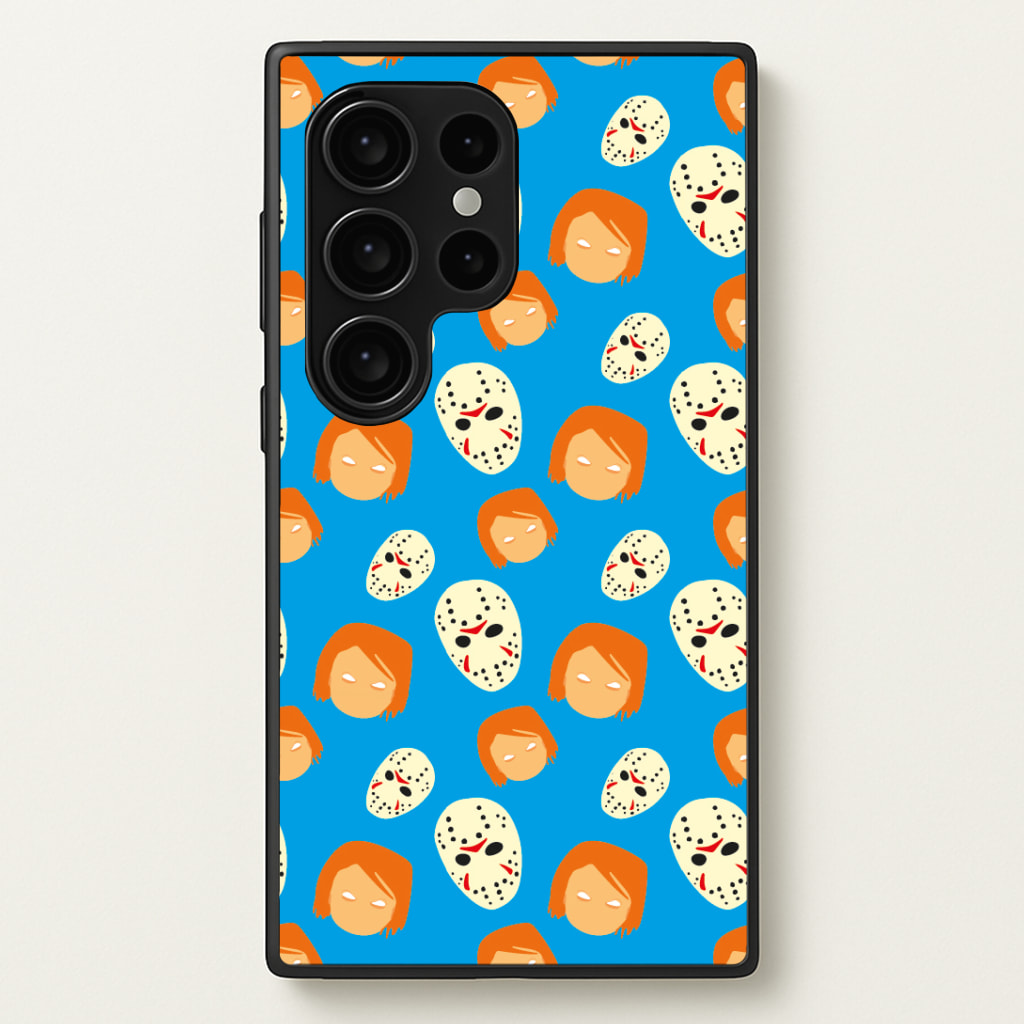 Chucky And Jason Pattern - Halloween Phone Case