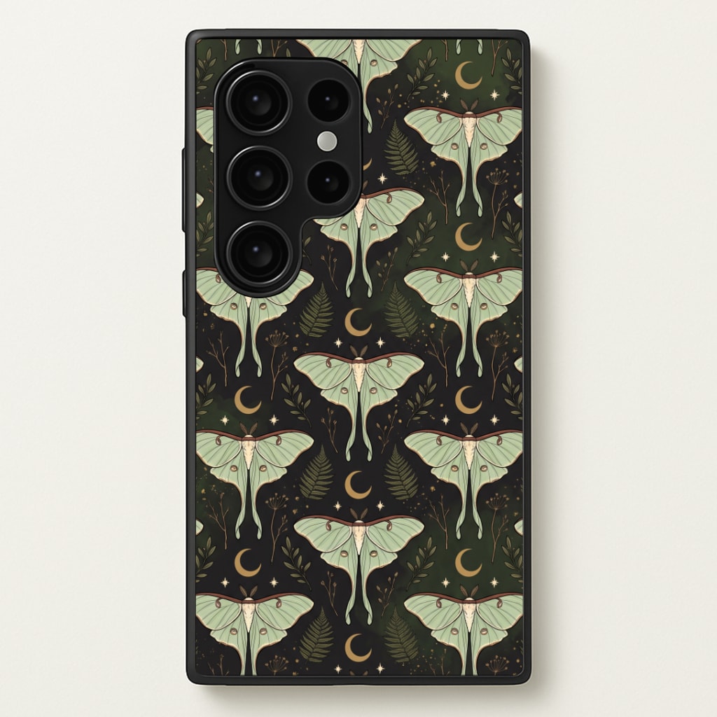 Moonlit Luna Moths Phone Case