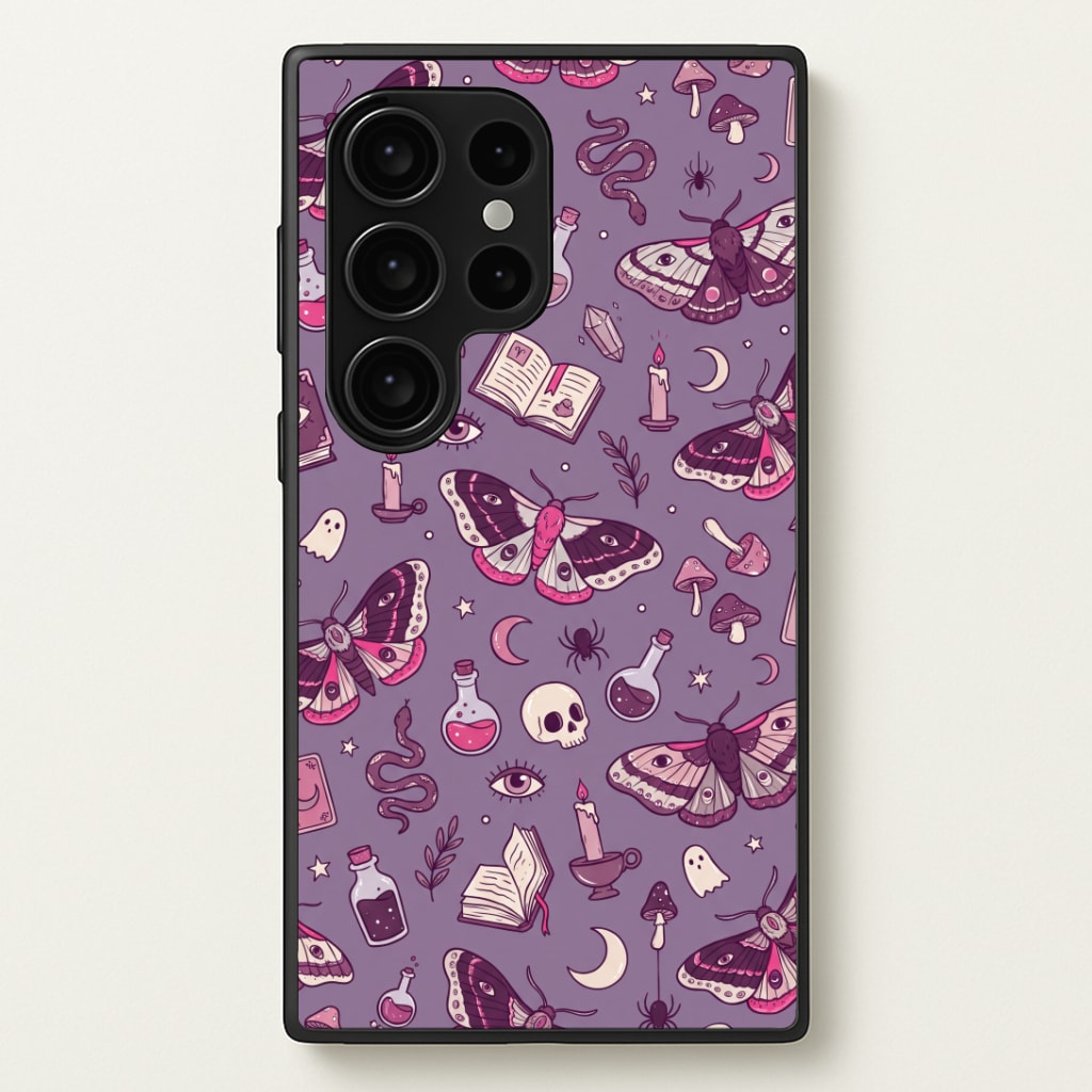 Purple Witchy Doodles Phone Case