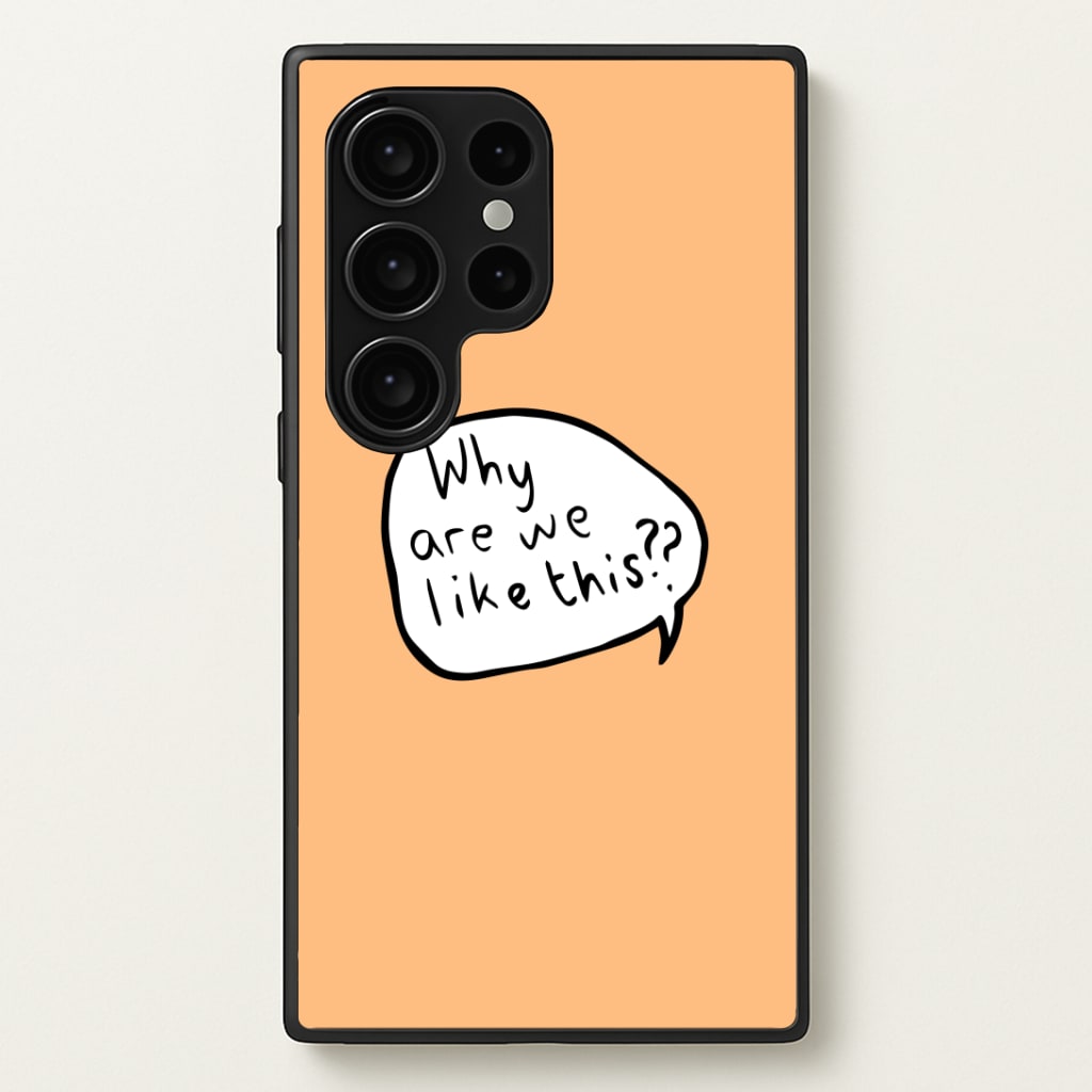 Why Are We Like This - Heart TV Phone Case
