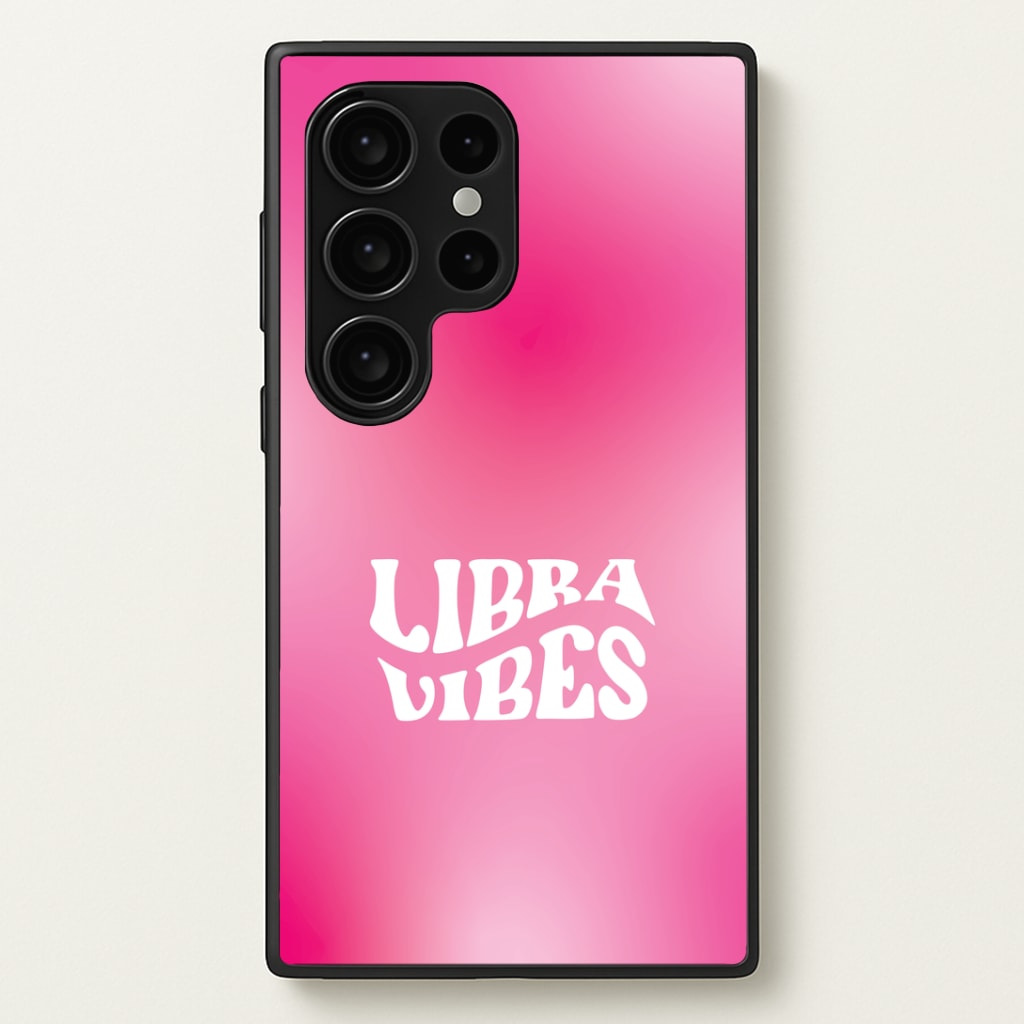 Libra Vibes Gradient Zodiac Phone Case
