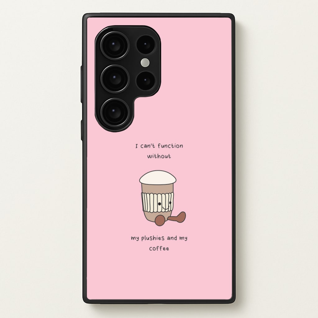 Coffee - Plushy Phone Case