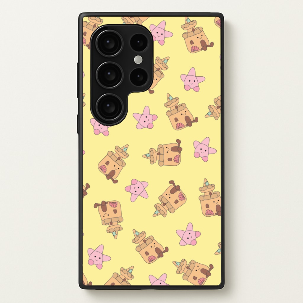 Sandcastles And Stars Pattern Phone Case