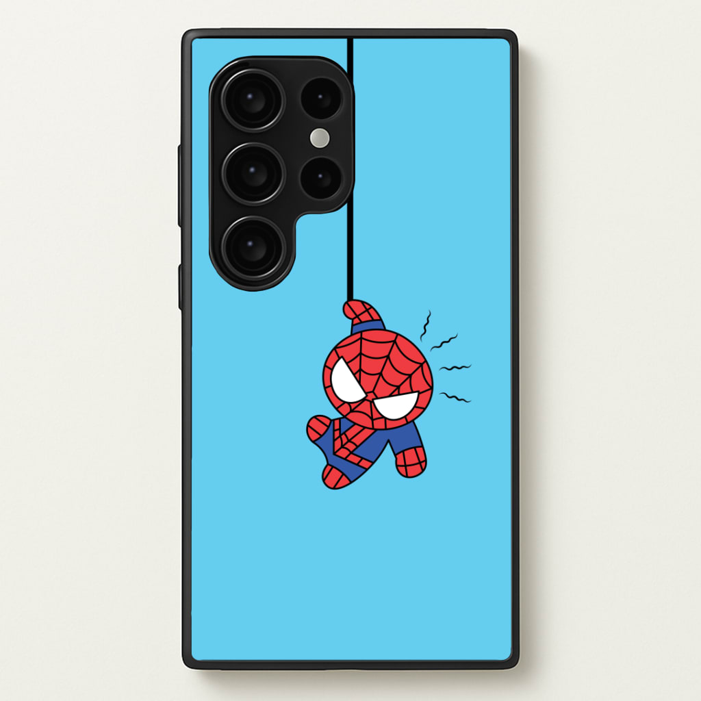 Blue Hanging Spider Hero Phone Case