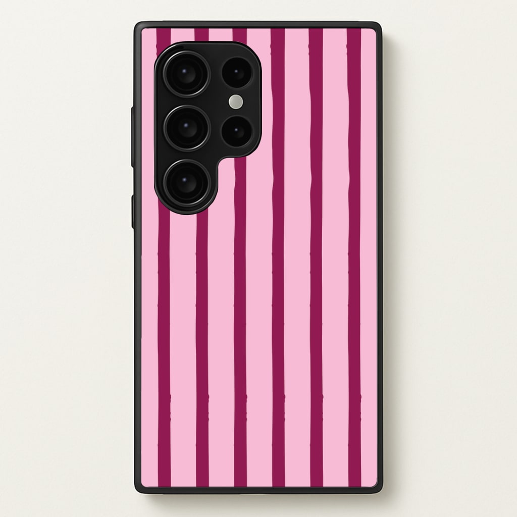 Strawberry Stripes  Phone Case