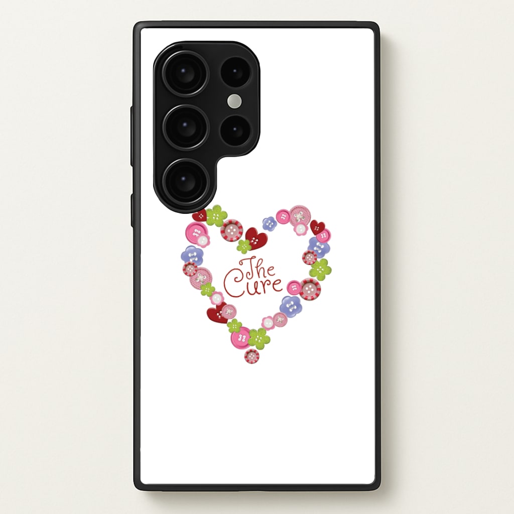 Button Heart Phone Case